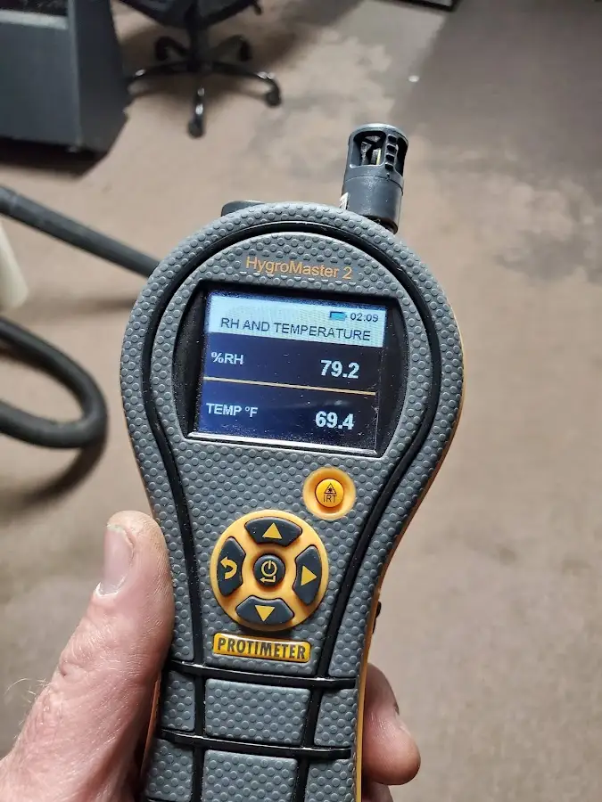 Moisture meter humidity assessment for Fire & Smoke Damage Restoration in Lewiston